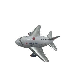 Delta Airplane Air Plane Pull Back Toy Small Figure